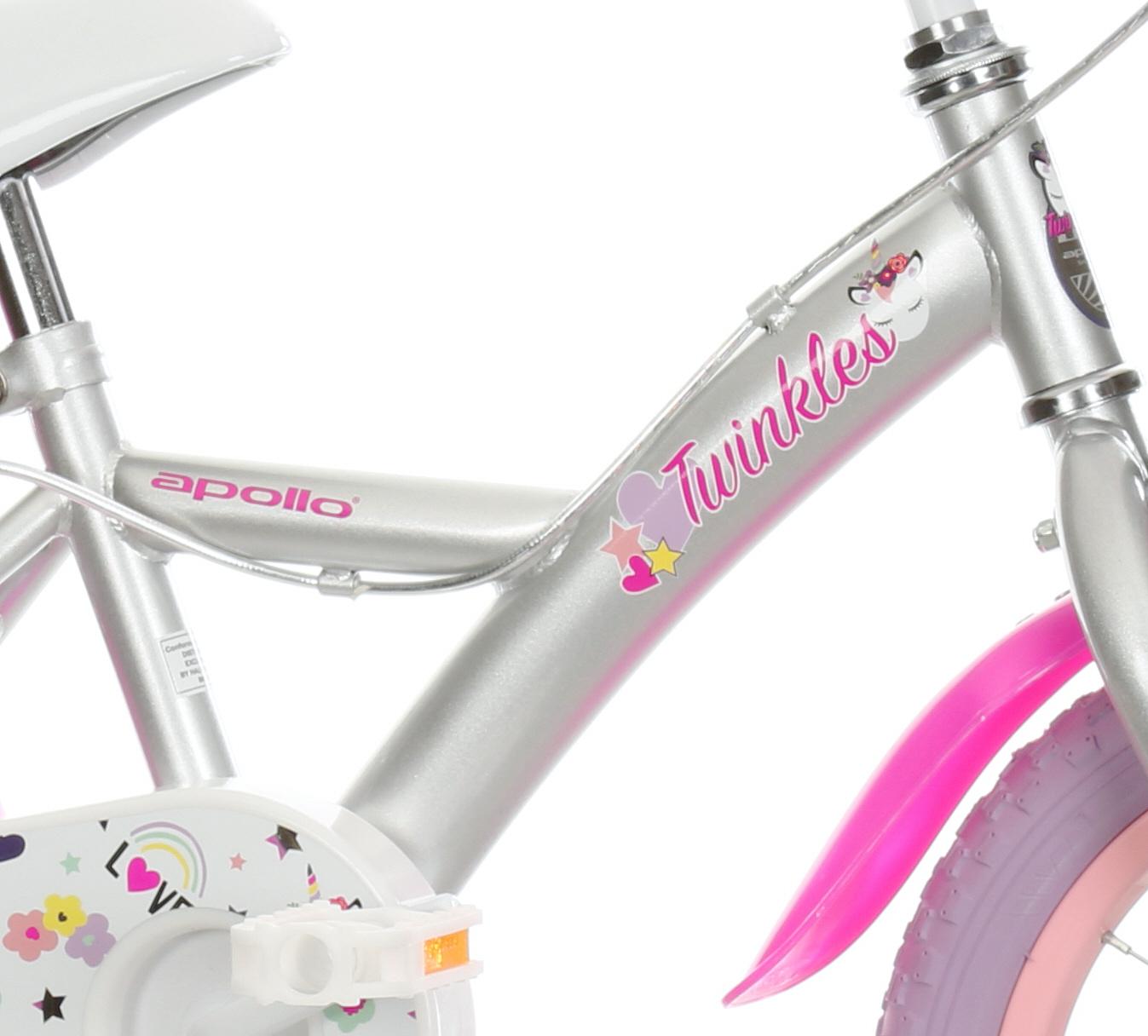 Apollo Twinkles Unicorn Kids Bike - 14" Wheel