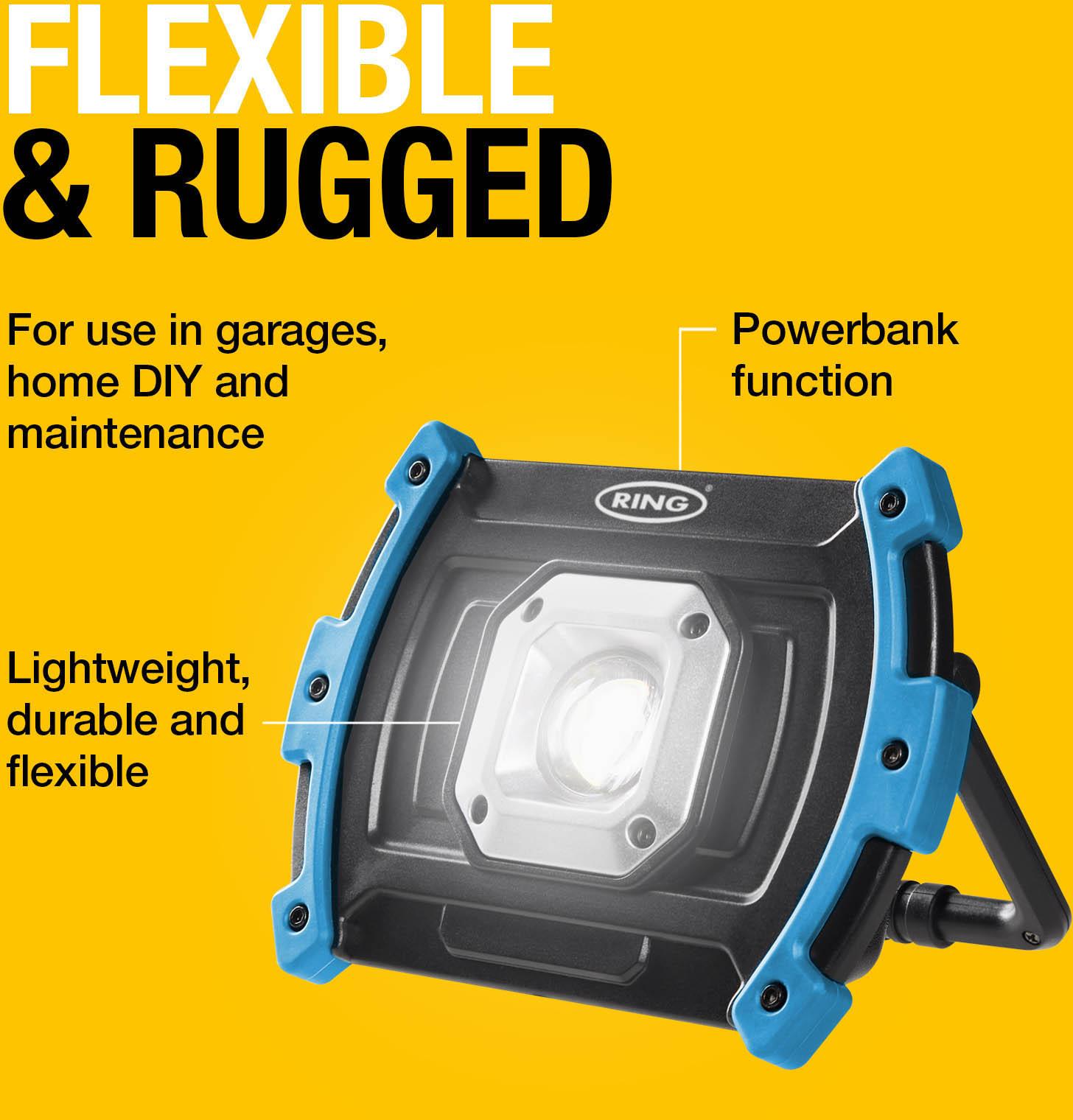 RING Rechargeable floodlight with powerbank