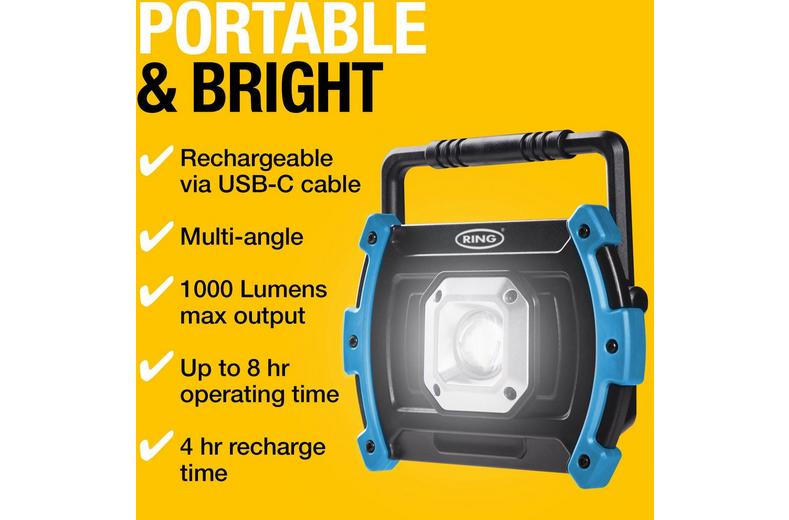 RING Rechargeable floodlight with powerbank RING Rechargeable floodlight with powerbank