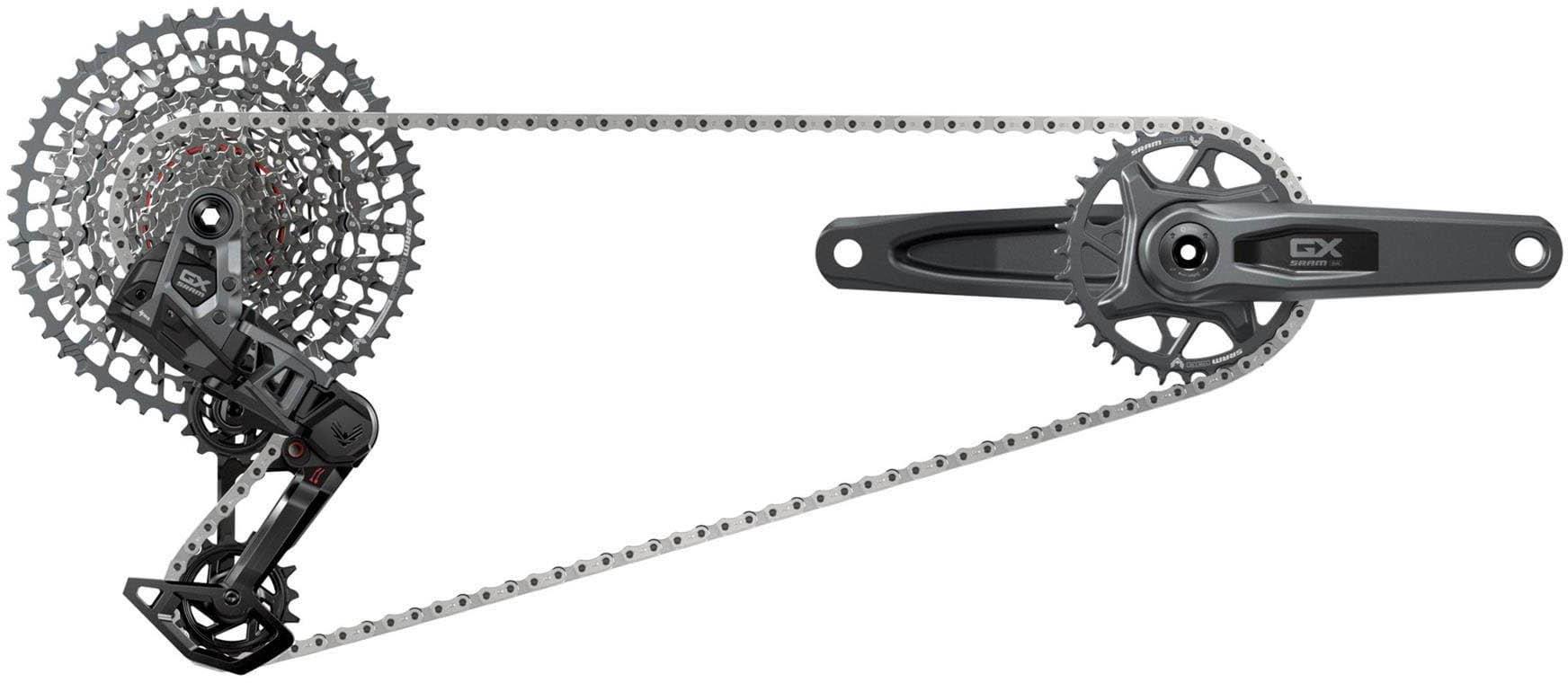 SRAM GX Eagle AXS T-Type Groupset, 165mm