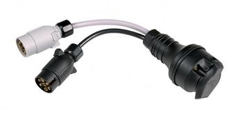 Ring 7 Pin socket to 13 pin plug adaptor