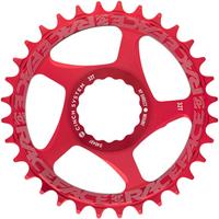 Halfords Race Face Direct Mount Narrow Wide Single Chainring, 34T, Red | Extra 8% off for BC Members