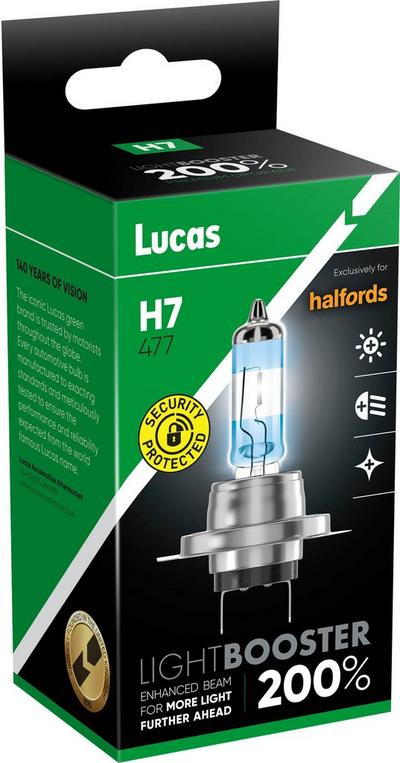 Lucas 200% Brighter H7 477 Headlight Bulb Lucas 200% Brighter H7 477 Headlight Bulb