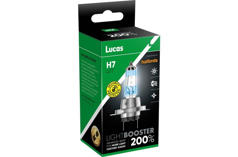 Lucas 200% Brighter H7 477 Headlight Bulb Lucas 200% Brighter H7 477 Headlight Bulb