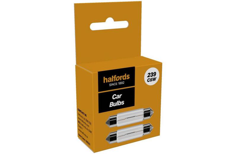 Halfords 239 C5W Car Bulb Twin Pack Halfords 239 C5W Car Bulb Twin Pack