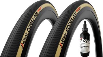 Halfords Vittoria Corsa Pro Tlr G2.0 Tyre & Sealant Bundle, 700X28C | Extra 8% off for BC Members