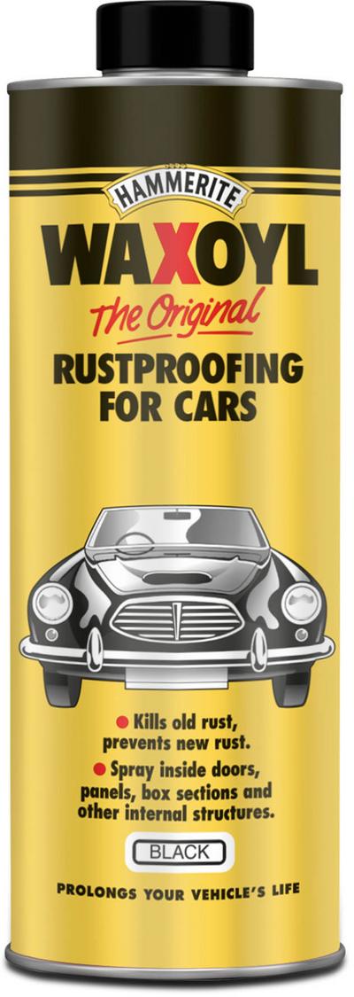 Hammerite Waxoyl Rustproofing for Cars Black 400ml Hammerite Waxoyl Rustproofing for Cars Black 400ml
