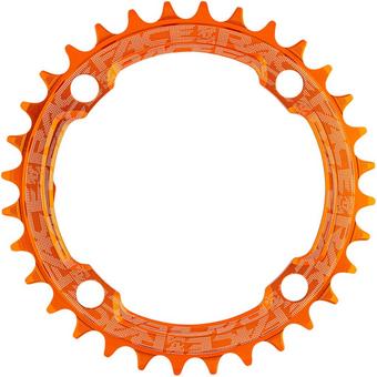 Race Face 1x Narrow Wide Single Chainring 104 BCD, 38T, Orange
