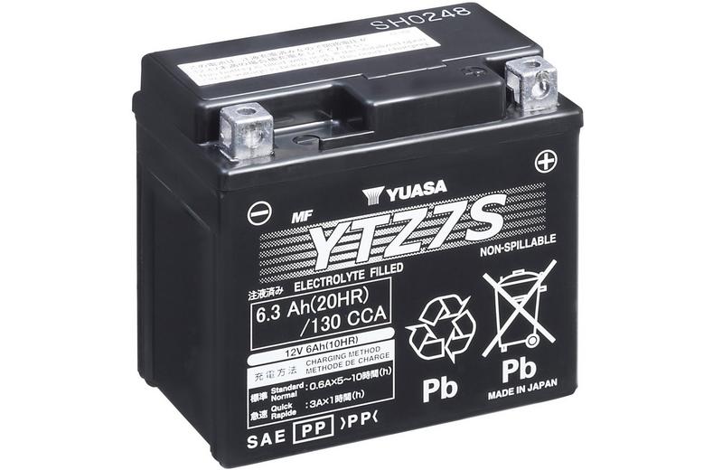 Yuasa High Performance Powersport Motorcycle Battery YTZ7S Yuasa High Performance Powersport Motorcycle Battery YTZ7S