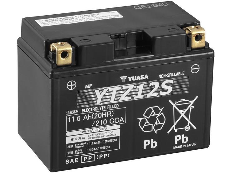 Yuasa YTZ12S High Performance Powersport Motorcycle Battery