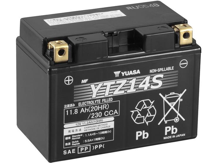 Yuasa YTZ14S High Performance Powersport Motorcycle Battery