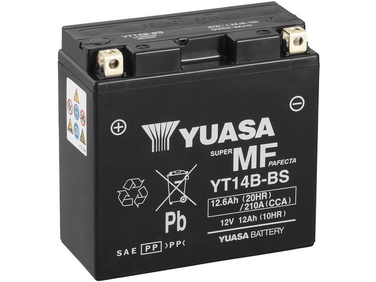 Yuasa Powersport Motorcycle Battery YT14B-BS