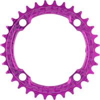 Halfords Race Face 1X Narrow Wide Single Chainring 104 Bcd, 30T, Purple | Extra 8% off for BC Members