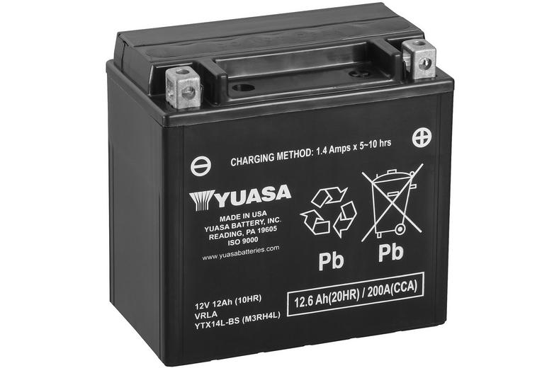 Yuasa Powersport Battery YTX14L-BS Yuasa Powersport Battery YTX14L-BS