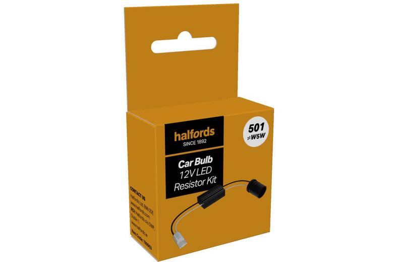 Halfords 501 LED Resistor Kit Halfords 501 LED Resistor Kit