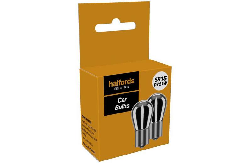 Halfords 581S PY21W Car Bulb Single Pack Halfords 581S PY21W Car Bulb Single Pack