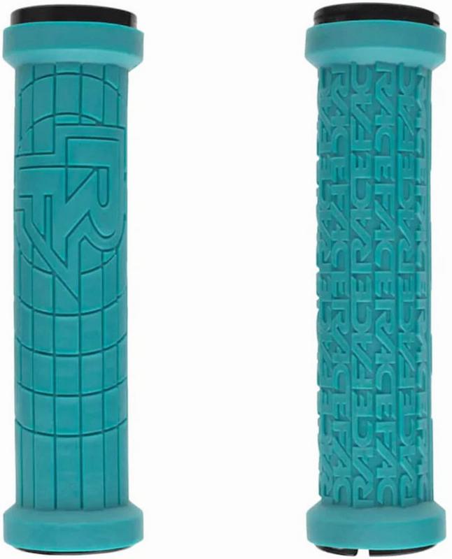 Halfords Race Face Grippler Lock-On Grips, 33Mm, Turquoise | Extra 8% off for BC Members