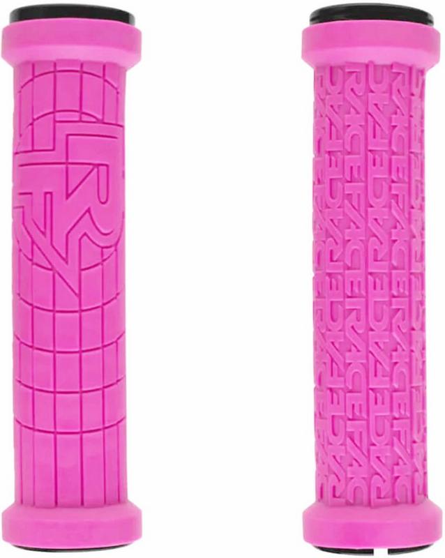 Halfords Race Face Grippler Lock-On Grips, 30Mm, Magenta | Extra 8% off for BC Members