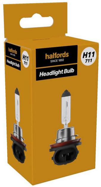 Halfords H11 711 Car Headlight Bulb Single Pack