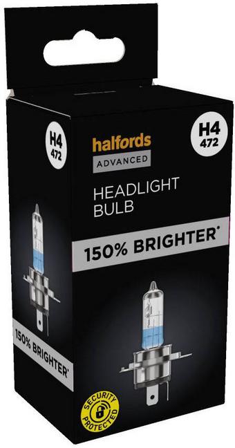 Brightest h4 deals halogen headlight bulbs