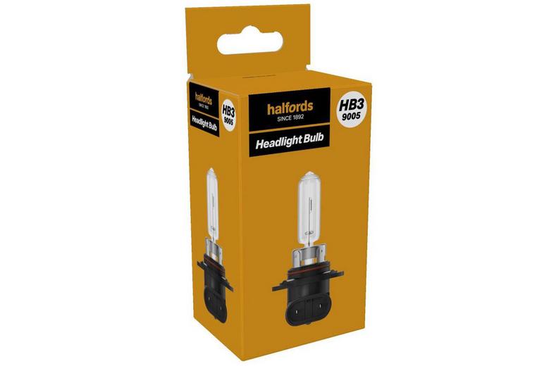 Halfords HB3 9005 Car Headlight Bulb Single Pack Halfords HB3 9005 Car Headlight Bulb Single Pack