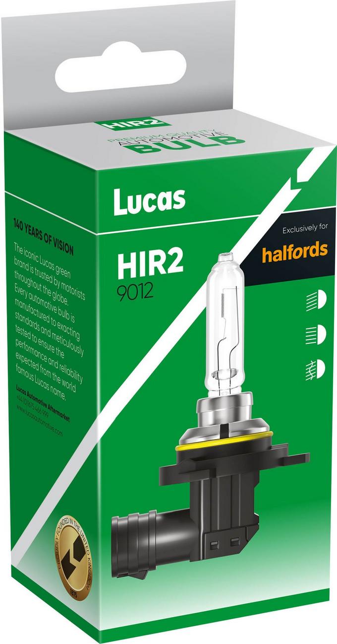 Lucas HIR2 9012 Car Headlight Bulb