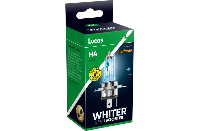 Lucas Whiter H4 472 Car Headlight Bulb Single Pack Lucas Whiter H4 472 Car Headlight Bulb Single Pack