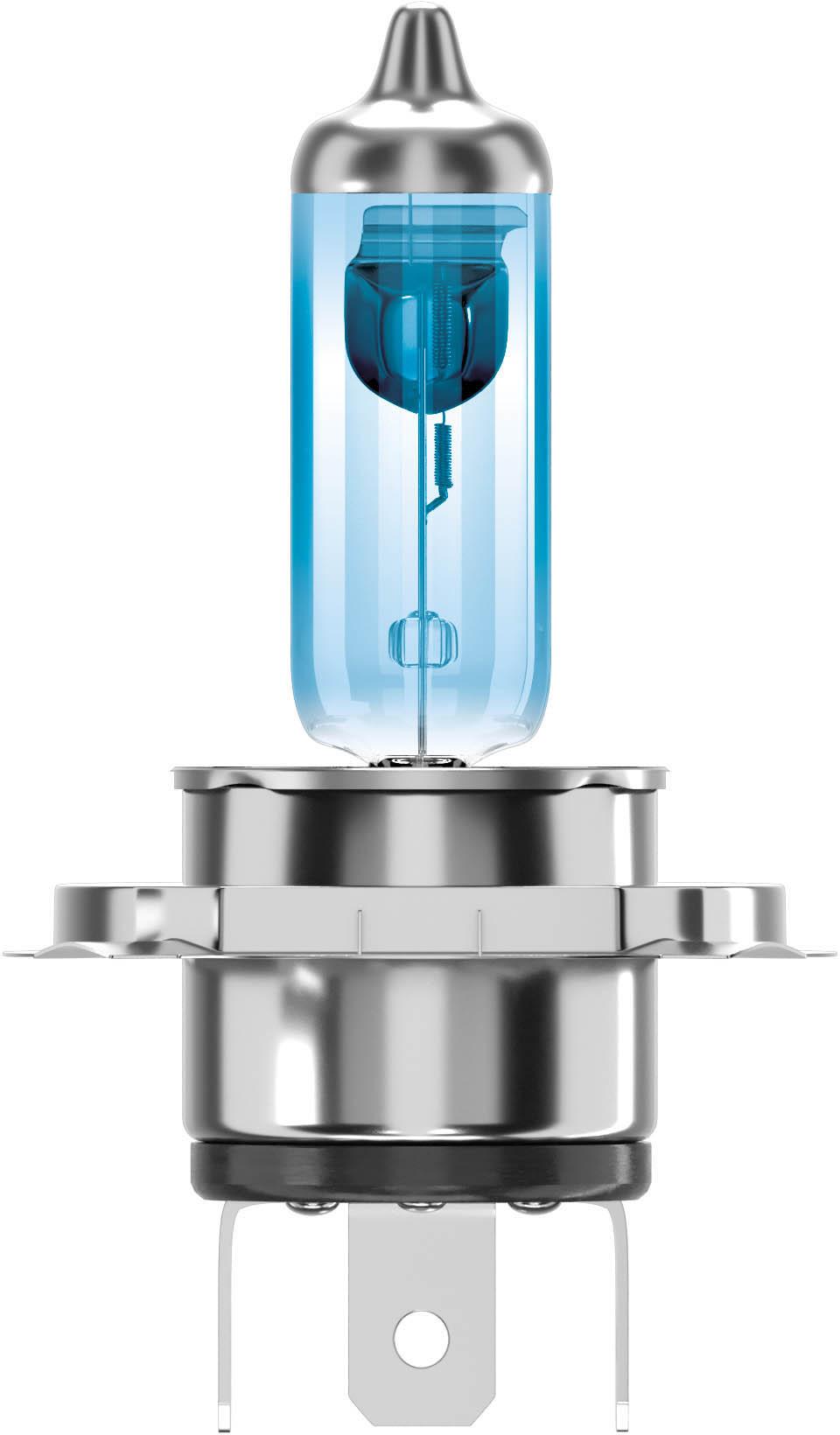 Lucas Whiter H4 472 Car Headlight Bulb Single Pack