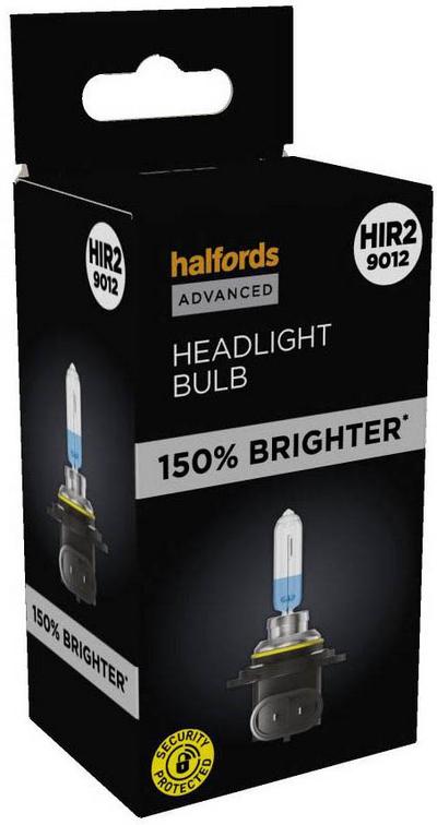 Halfords Advanced +150% Brighter HIR2 9012 Headlight Bulb Halfords Advanced +150% Brighter HIR2 9012 Headlight Bulb