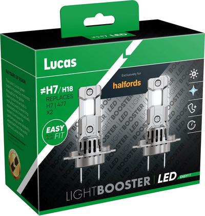 Lucas H7 477 LED Headlight Bulb Twin Pack Lucas H7 477 LED Headlight Bulb Twin Pack
