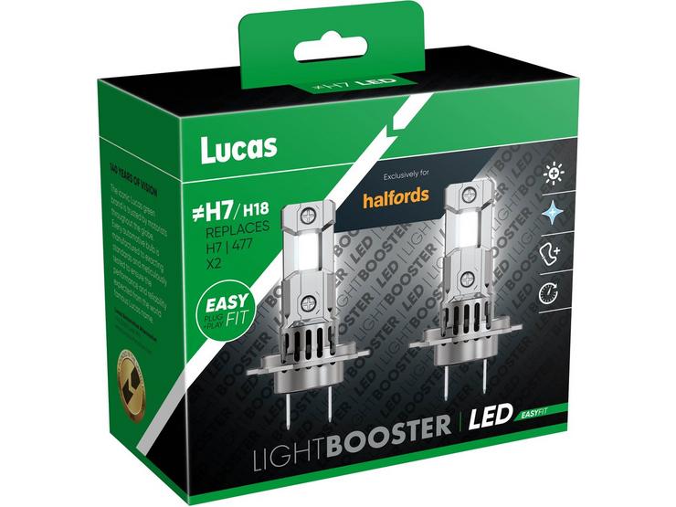 Lucas H7 477 LED Headlight Bulb Twin Pack