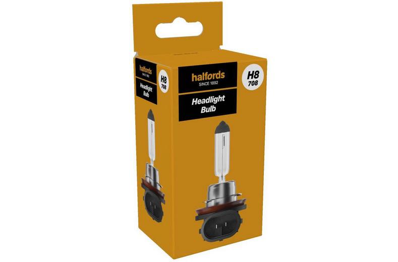 Halfords H8 708 Car Headlight Bulb Single Pack Halfords H8 708 Car Headlight Bulb Single Pack