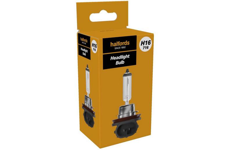 Halfords H16 716 Car Headlight Bulb Single Pack Halfords H16 716 Car Headlight Bulb Single Pack