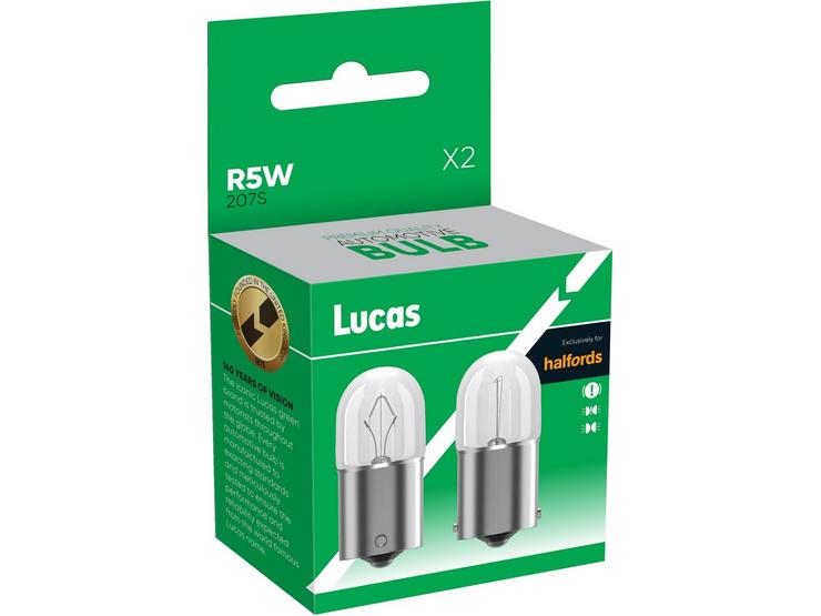 Lucas 207s R5W Car Bulb Twin Pack