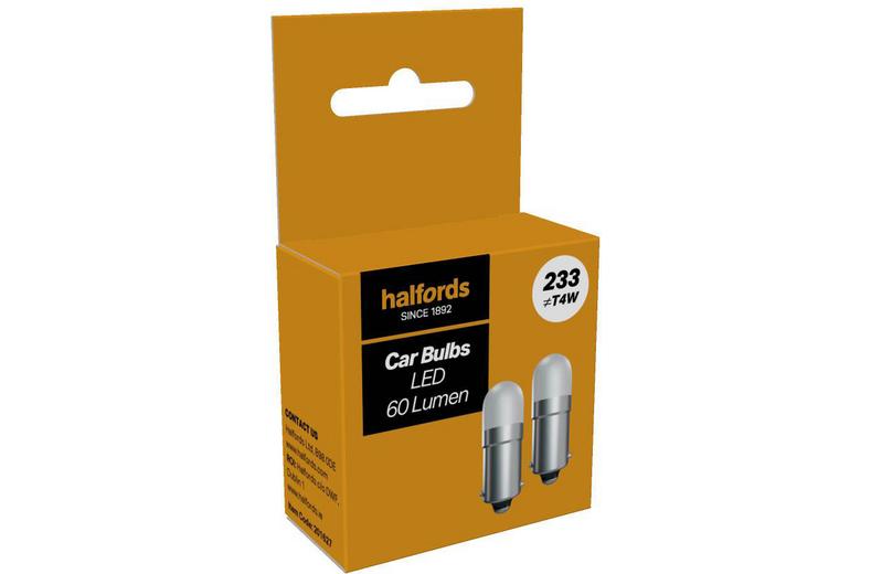Halfords 233 LED Car Bulb Twin Pack Halfords 233 LED Car Bulb Twin Pack