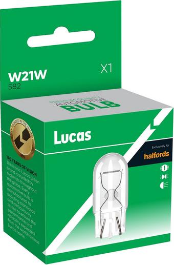 Lucas 582 W21W Car Bulb Single Pack