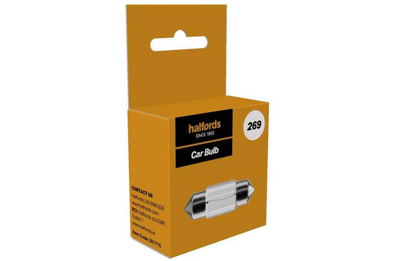 Halfords 269 Car Bulb Single Pack Halfords 269 Car Bulb Single Pack