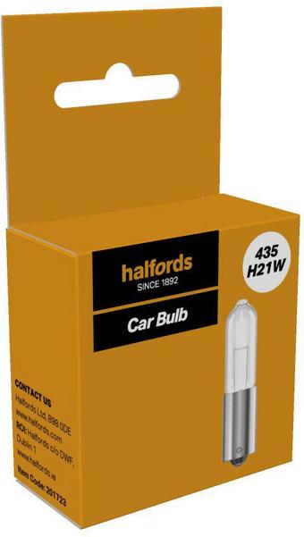 Halfords 435 H21W Car Bulb Single Pack