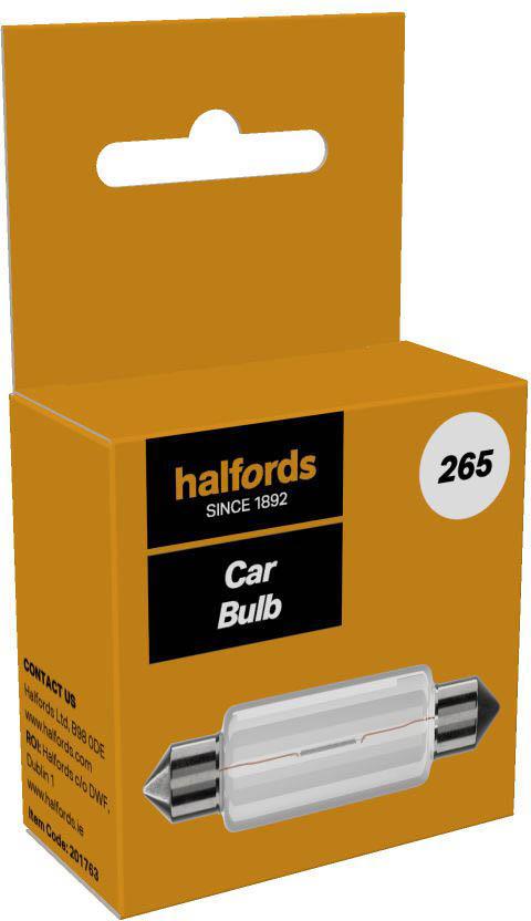 Halfords 265 Car Bulb Single Pack