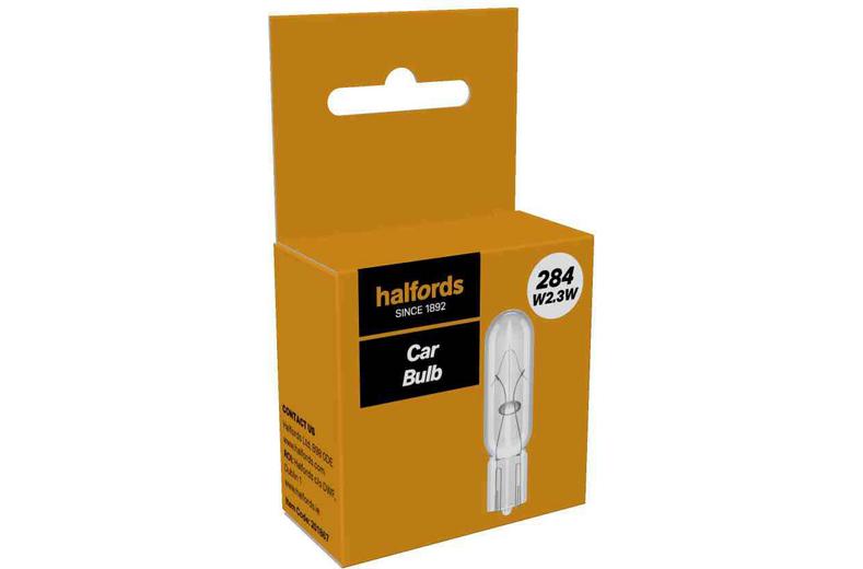 Halfords 284 W2.3W Car Bulb Single Pack Halfords 284 W2.3W Car Bulb Single Pack