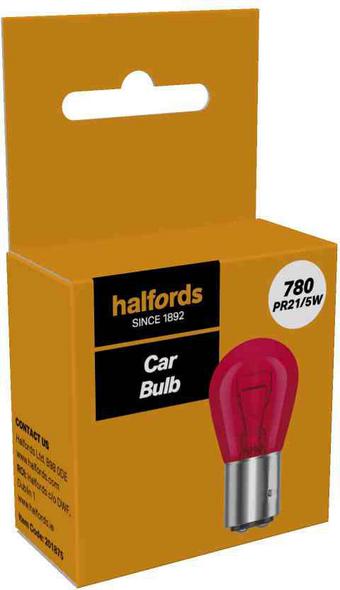 Halfords 780 PR21/5W Car Bulb Single Pack