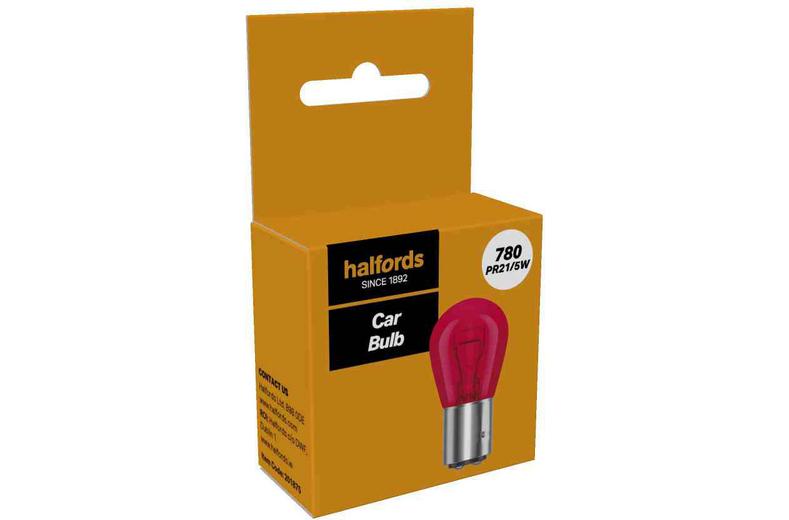 Halfords 780 PR21/5W Car Bulb Single Pack Halfords 780 PR21/5W Car Bulb Single Pack