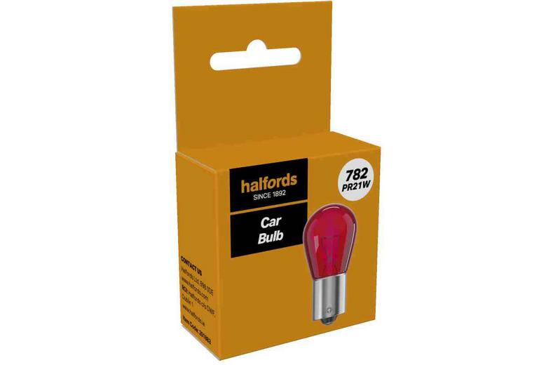 Halfords 782 PR21W Car Bulb Single Pack Halfords 782 PR21W Car Bulb Single Pack