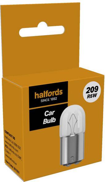 Halfords 209 R5W Car Bulb Single Pack