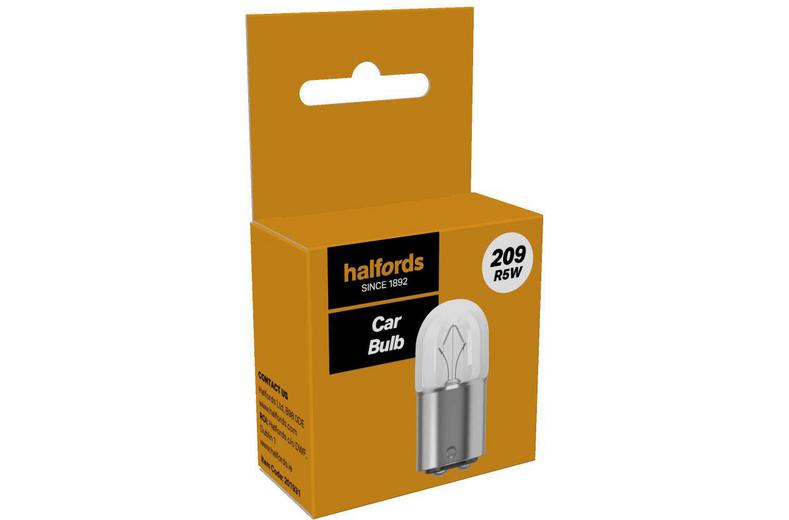 Halfords 209 R5W Car Bulb Single Pack Halfords 209 R5W Car Bulb Single Pack