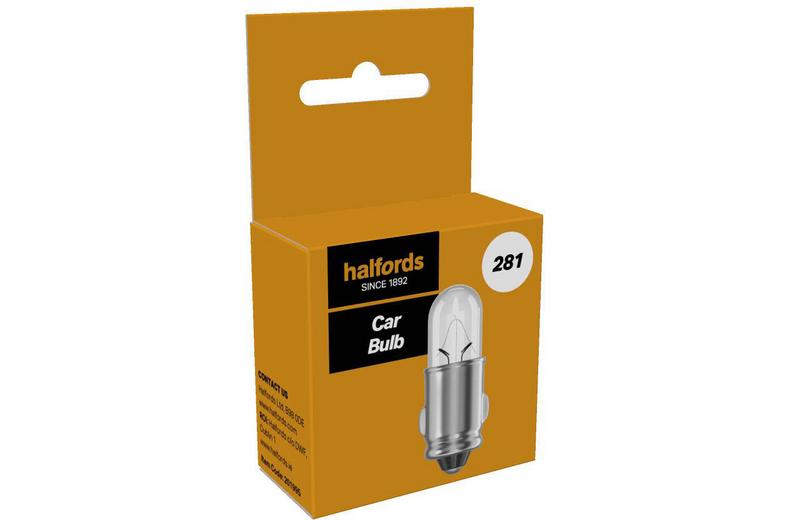 Halfords 281 Car Bulb Single Pack Halfords 281 Car Bulb Single Pack