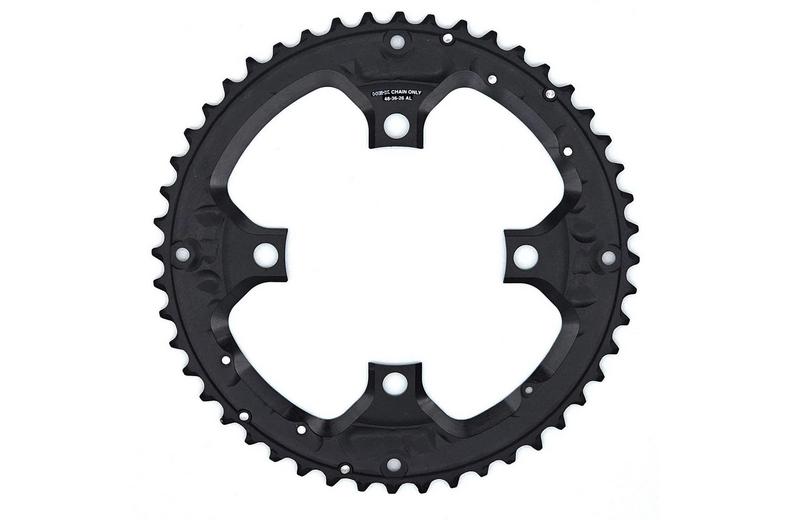 Shimano FC-T6010 10 Speed Triple Outer Chainring, 48T For Chain Guard Black Shimano FC-T6010 10 Speed Triple Outer Chainring, 48T For Chain Guard Black