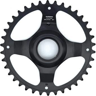 Shimano CR-ET600 9/10/11 Speed Single Chainring, 38T Silver