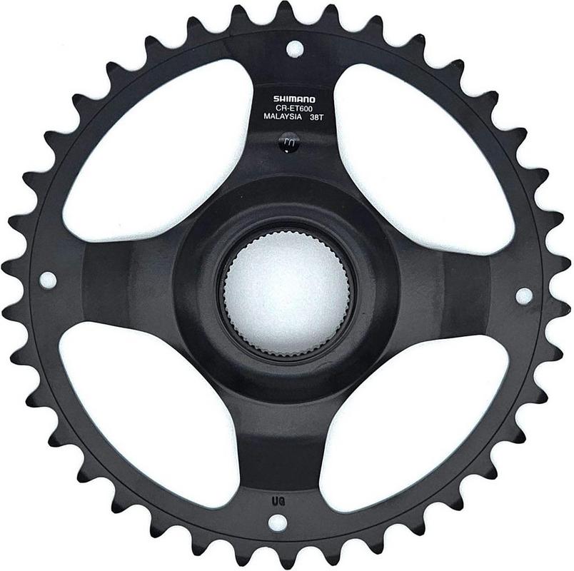 Halfords Shimano CR-ET600 9/10/11 Speed Single Chainring, 38T Silver | Extra 8% off for BC Members