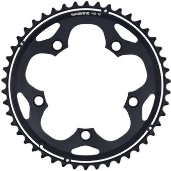 Shimano FC-CX50 10 Speed Outer Chainring, 46T-G, Black